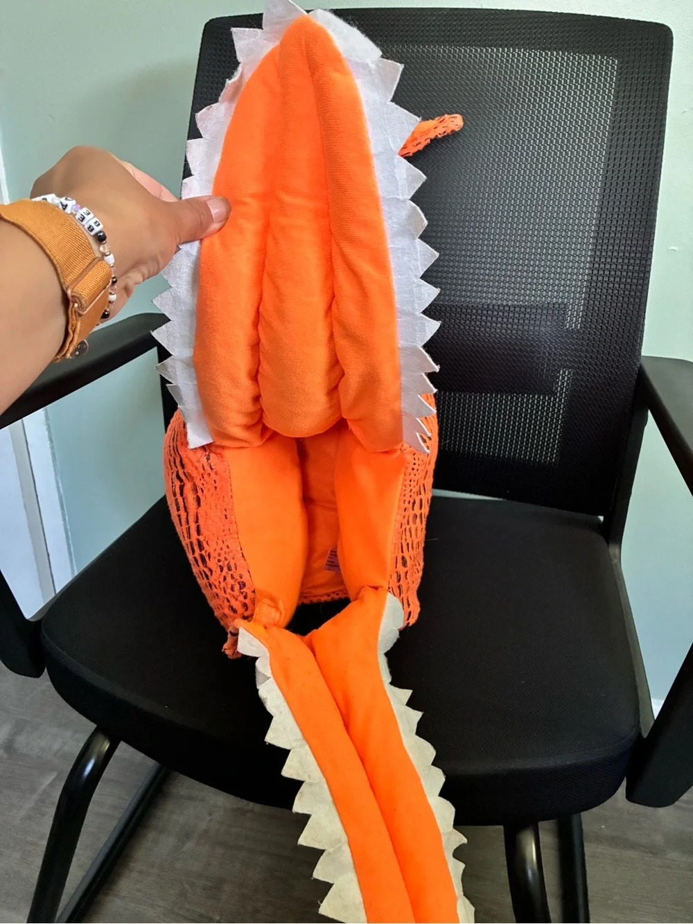 Pottery Barn Kids Orange Pterodactyl Dinosaur Halloween Costume HEAD ONLY - Picture 3 of 7